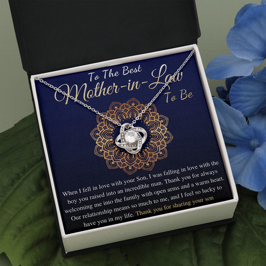To My Mother in Law, Gift For Mother-in-law, Mother-in-law Necklace, Mother in law To Be Pendant,Mom in law Necklace,To My Future Mom-in-law