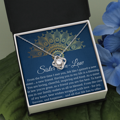 Sister in Law Necklace Gift, Future Sister in Law Gift, Sister in Law Wedding Gift, Sister in Law Birthday Gift, gift for her