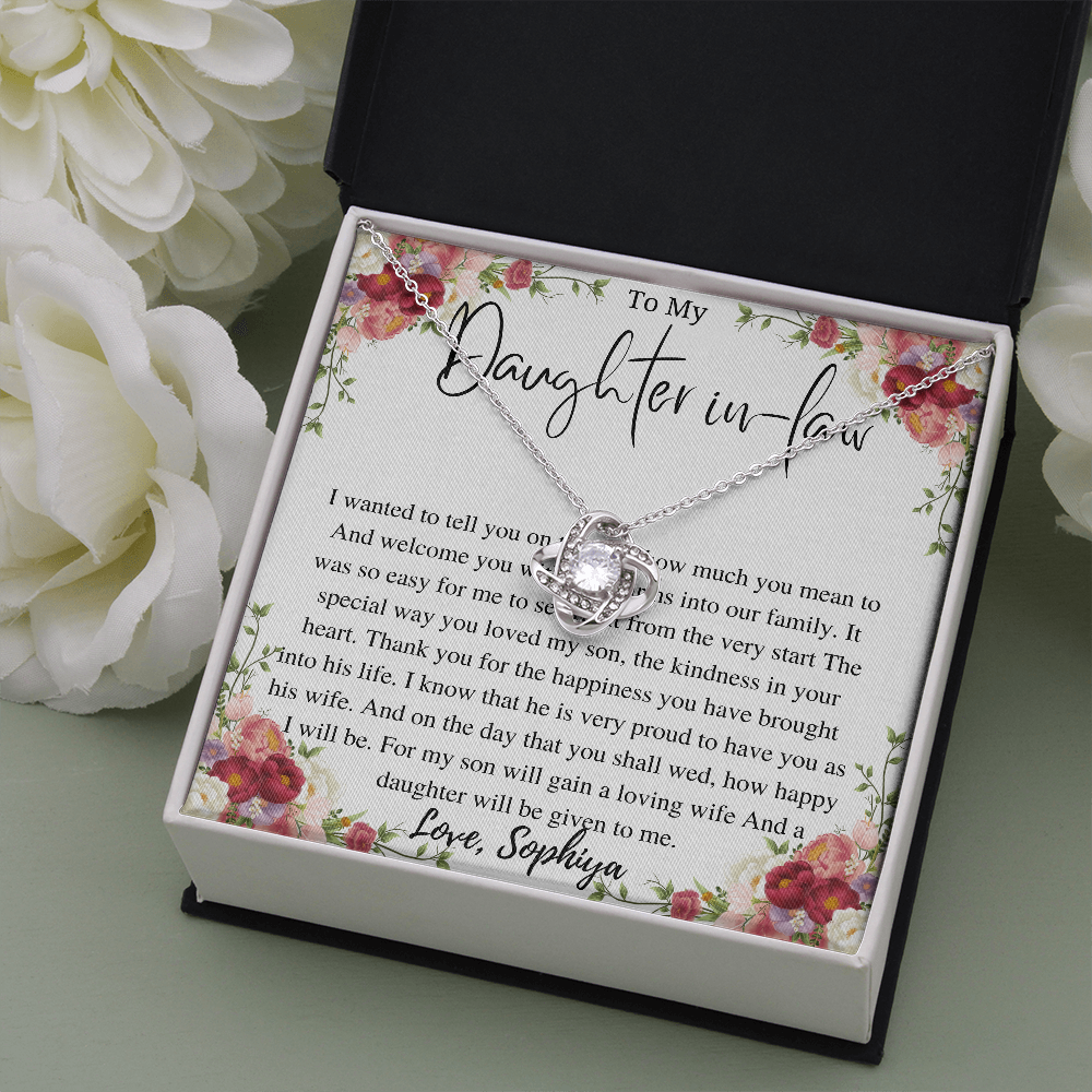 Gift for Daughter in Law from father in Law to Bride Wedding Gift for Daughter-in-Law On Wedding Day Gift for Bride, gift for her