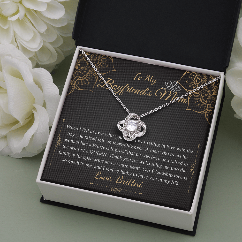 Gifts for Boyfriends Mom, Boyfriends Mom Birthday Gift, Boyfriends Mom Neckalce, Mothers Day Gift for Boyfriends Mom, Alluring Beauty #0421 Brittni