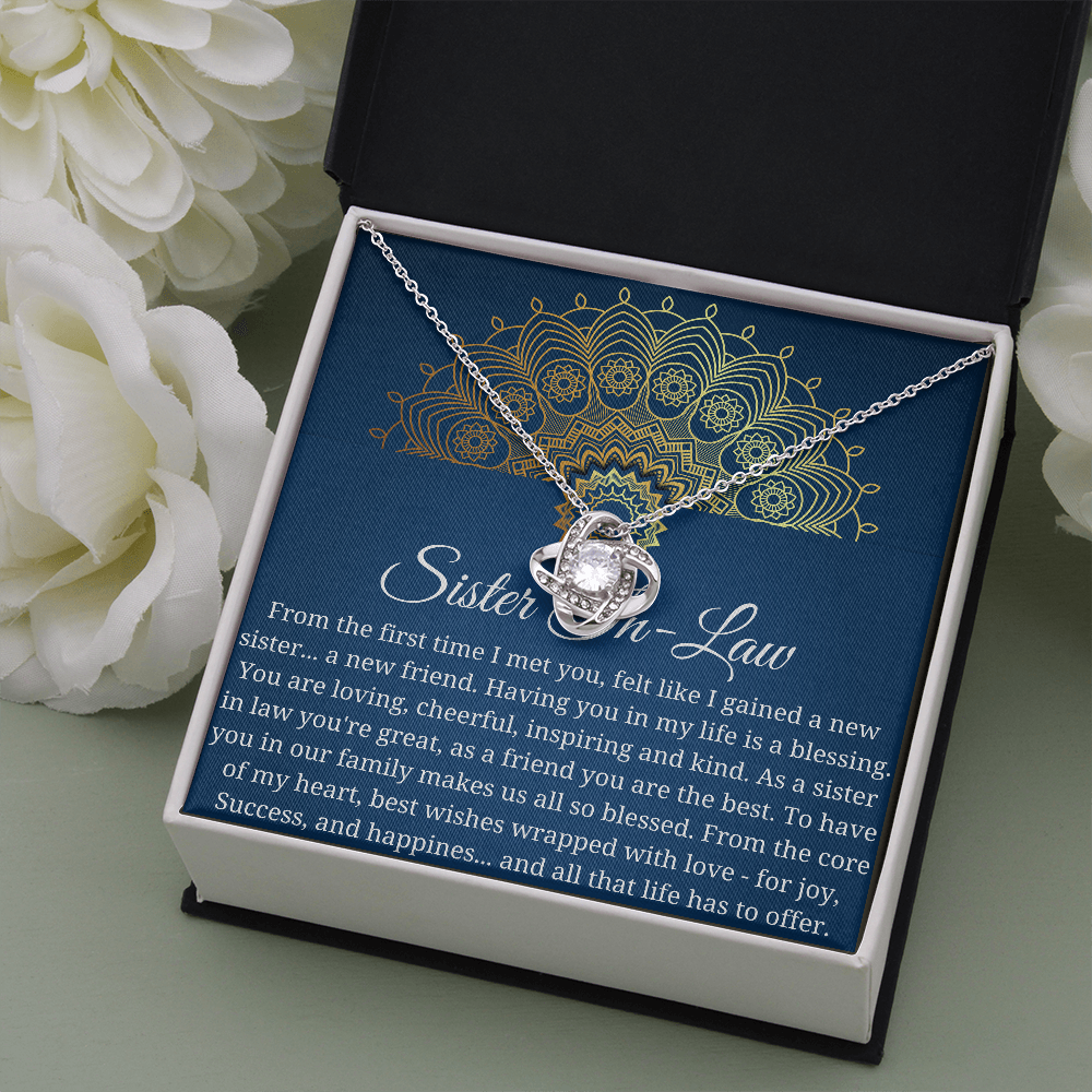 Sister in Law Necklace Gift, Future Sister in Law Gift, Sister in Law Wedding Gift, Sister in Law Birthday Gift, gift for her