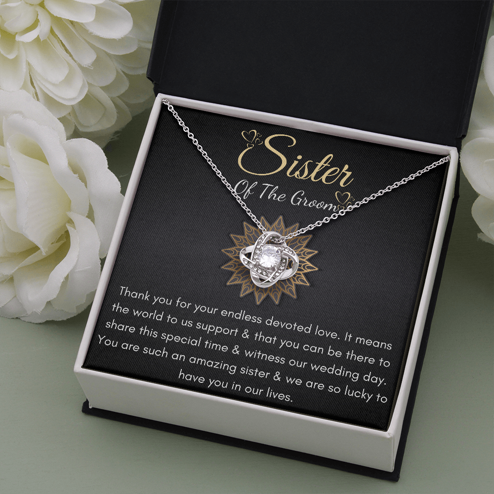 Bonus Sister Gift Sister of The Groom Wedding Thank You Bridal Shower Necklace Birthday gift for her , Valentines gift