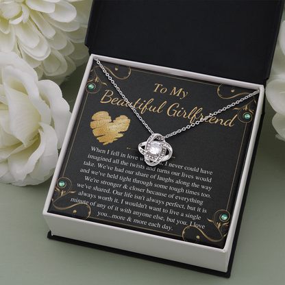 Girlfriend Necklace, Meaningful Gift for Girlfriend, Necklace for Partner, Valentines Present for Girlfriend, Sentimental Gifts, graduation