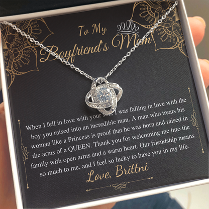 Gifts for Boyfriends Mom, Boyfriends Mom Birthday Gift, Boyfriends Mom Neckalce, Mothers Day Gift for Boyfriends Mom, Alluring Beauty #0421 Brittni