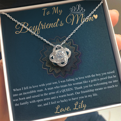 Gifts for Boyfriends Mom, Boyfriends Mom Birthday Gift, Boyfriends Mom Neckalce, Christmas Gift, Mothers Day Gift for Boyfriends Mom #0768 Lily