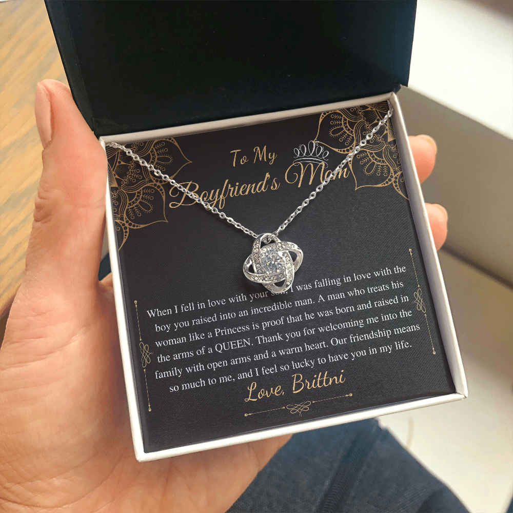 Gifts for Boyfriends Mom, Boyfriends Mom Birthday Gift, Boyfriends Mom Neckalce, Mothers Day Gift for Boyfriends Mom, Alluring Beauty #0421 Brittni