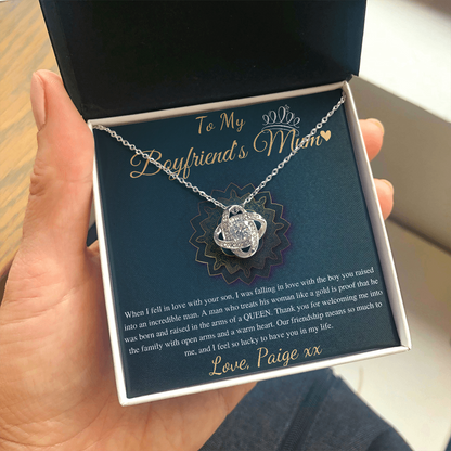 Gifts for Boyfriends Mom, Boyfriends Mom Birthday Gift, Boyfriends Mom Neckalce, Christmas Gift, Mothers Day Gift for Boyfriends Mom #0768 Paige
