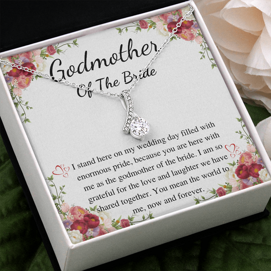 Godmother Of The Bride Gift from Goddaughter, Wedding Gift for Goddaughter, Wedding Gift from Bride to Godmother, sentimental gift for her