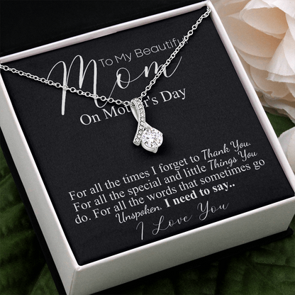 to my beautiful mom on mothers day