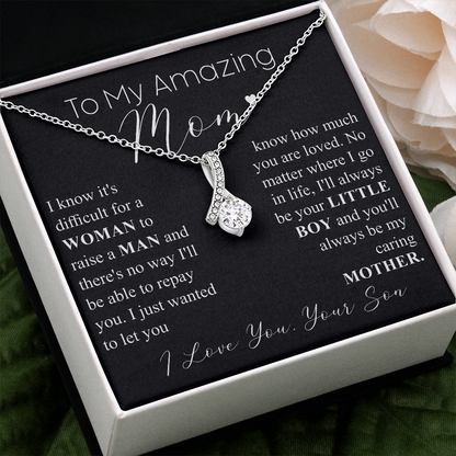 to my amazing mom