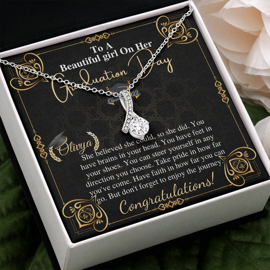 to a butyfule girl on her gradushan day