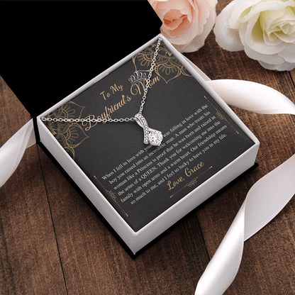Gifts for Boyfriends Mom, Boyfriends Mom Birthday Gift, Boyfriends Mom Neckalce, Mothers Day Gift for Boyfriends Mom, Alluring Beauty #0421 grace1