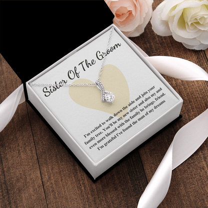 to my sisiter of the groom