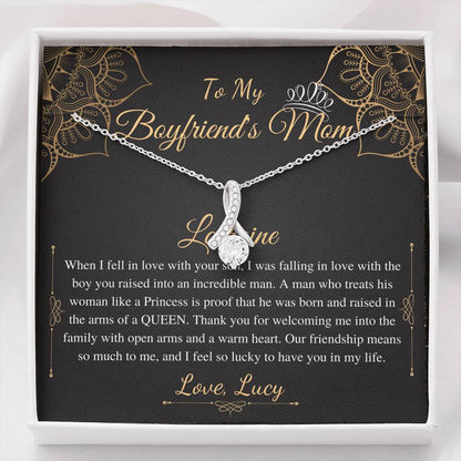 Gifts for Boyfriends Mom, Boyfriends Mom Birthday Gift, Boyfriends Mom Neckalce, Mothers Day Gift for Boyfriends Mom, Alluring Beauty #0421 lucy