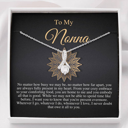 Nonna Gift Necklace: Nonna Present, Best Nonna, Gift, Jewelry for Nonna, Nonna To Be, Italian Grandma, Nonna Birthday, Alluring Beauty #0490