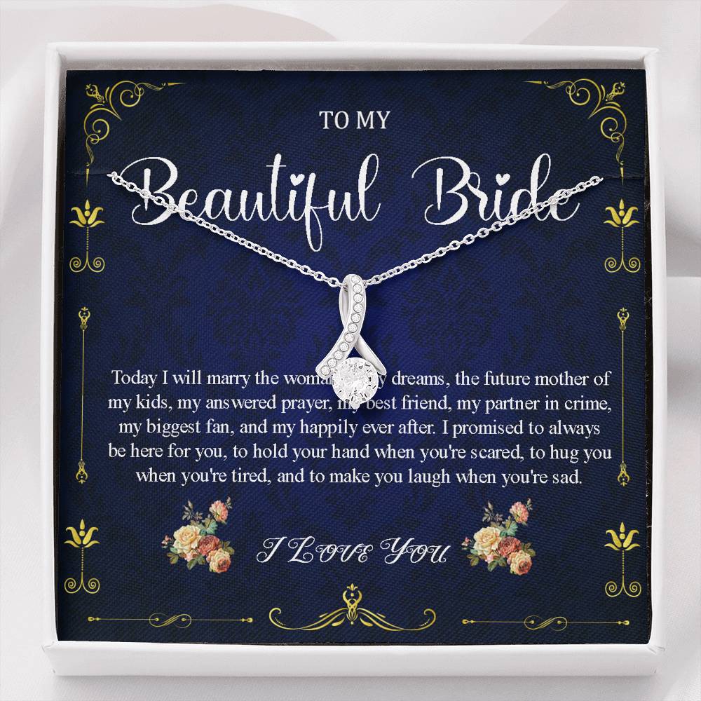Alluring Beauty, Wedding Day Gift For Bride From Groom, To My Bride Gift From Groom, Groom To Future Wife, Engagement Gift For Her #0045