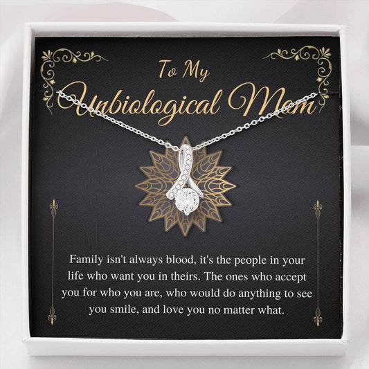 Unbiological Mom Gift, Stepmom Gift, Other Mother, Bonus Mom, Second Mom, Foster Mom, Mother in Law, Birthday Gift, Alluring Beauty #0521