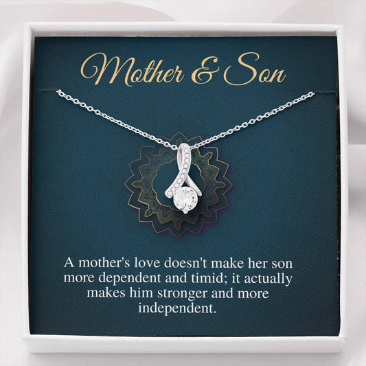 Mother Son Gift | Mom Gift from Son | Mother and Son | Mom Necklace from Son | Mom Birthday Gift | Christmas Gift | Alluring Beauty #0482