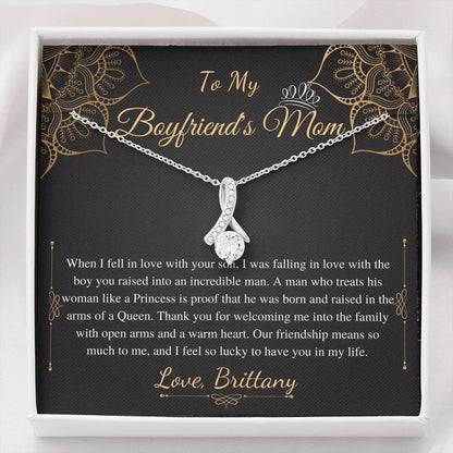 Gifts for Boyfriends Mom, Boyfriends Mom Birthday Gift, Boyfriends Mom Neckalce, Mothers Day Gift for Boyfriends Mom, Alluring Beauty #0421 brittany