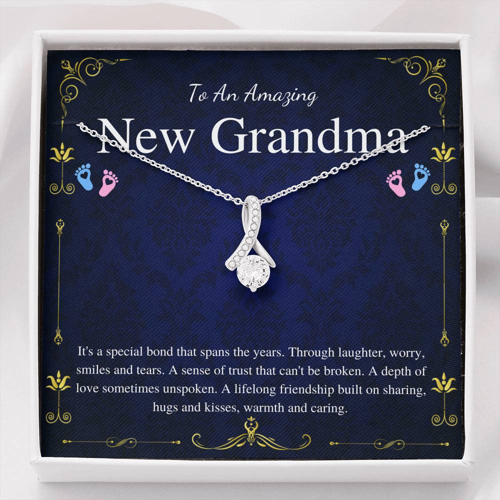 First Time Grandma Gift From Daughter, Pregnancy Reveal Gift For Soon To Be Grandma Necklace, New Grandmother Gift, Alluring Beauty #0190