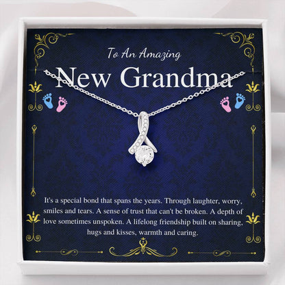 First Time Grandma Gift From Daughter, Pregnancy Reveal Gift For Soon To Be Grandma Necklace, New Grandmother Gift, Alluring Beauty #0190