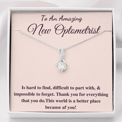 Optometrist Gift for Optometrist Necklace Future optometrist present, Christmas Gift For Optometry, Custom Optometrist Graduation Gift #0837