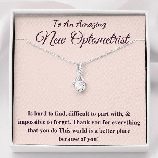 Optometrist Gift for Optometrist Necklace Future optometrist present, Christmas Gift For Optometry, Custom Optometrist Graduation Gift #0837