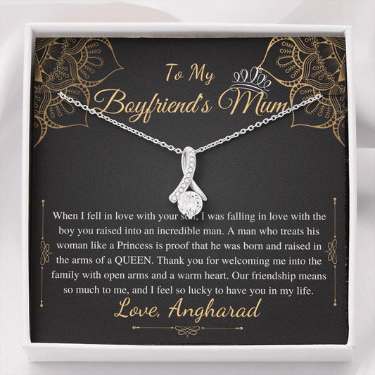 Gifts for Boyfriends Mom, Boyfriends Mom Birthday Gift, Boyfriends Mom Neckalce, Mothers Day Gift for Boyfriends Mom, Alluring Beauty #0421 Angharad