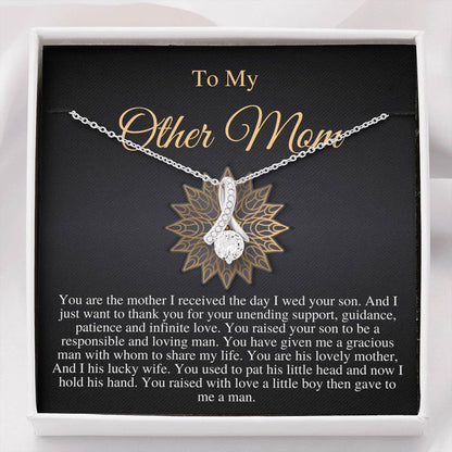 Step Mom Necklace Gift - Bonus Mom Gift, Second Mother Gift, Thoughtful Gift for Step Mom, Mother in Law Birthday, Alluring Beauty #0504