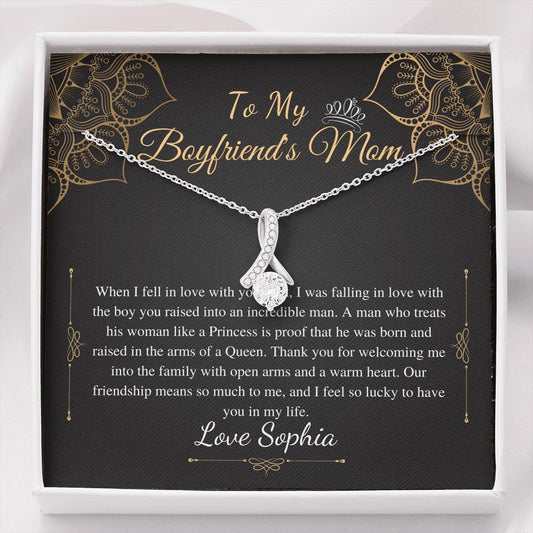 Gifts for Boyfriends Mom, Boyfriends Mom Birthday Gift, Boyfriends Mom Neckalce, Mothers Day Gift for Boyfriends Mom, Alluring Beauty #0421