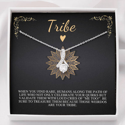 Tribe necklace, Bestfriend necklace, Tribe gift for woman, Badass bestie present, Soul sister necklace, Bridesmaids, Tribe Jewelry #0595