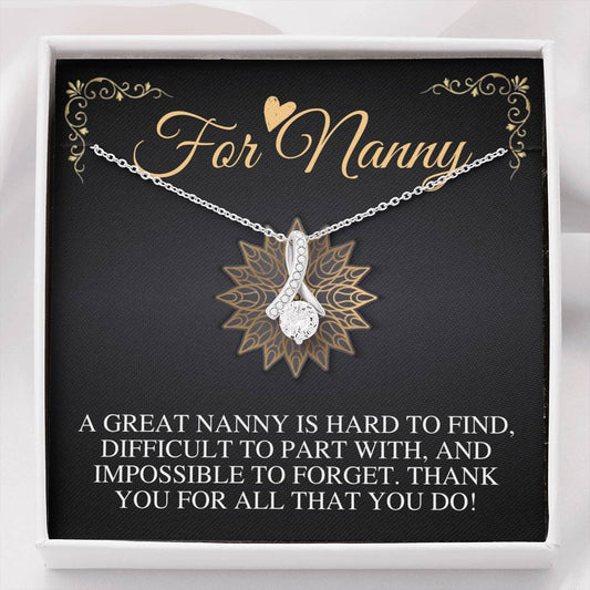 Nanny Gift, Thank You Gift for Nanny, Child Care Gift, Babysitter Gift, Nanny Appreciation,Nanny Jewelry,Nanny Christmas Gift Necklace #0721
