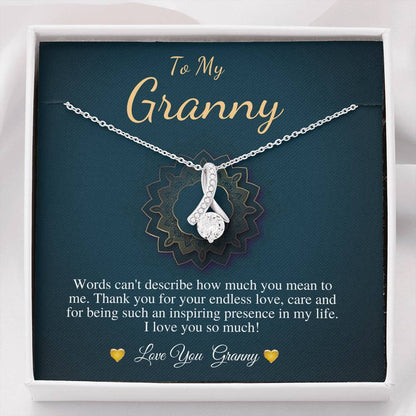 Granny Necklace, Grandma Gift, Gift For Granny from grandchildren, Granny Birthday, Grandma Necklace, New Grandma, Alluring Beauty #0502