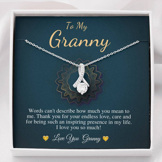 Granny Necklace, Grandma Gift, Gift For Granny from grandchildren, Granny Birthday, Grandma Necklace, New Grandma, Alluring Beauty #0502