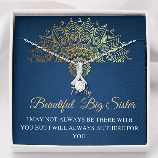 Big Sister Necklace Gift Sister Gifts Big Sister Birthday Gift for Big Sister Mother's Day Gift for Sister Custom Alluring Beauty #0559