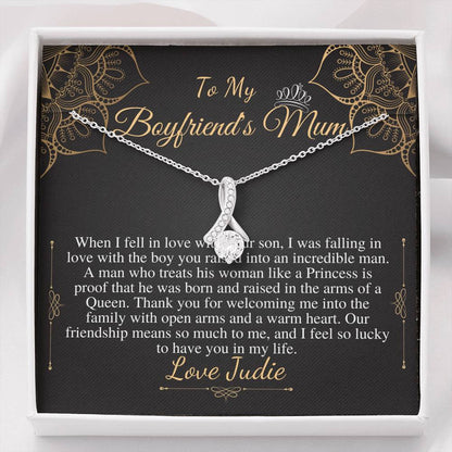 Gifts for Boyfriends Mom, Boyfriends Mom Birthday Gift, Boyfriends Mom Neckalce, Mothers Day Gift for Boyfriends Mom, Alluring Beauty #0421 Judie