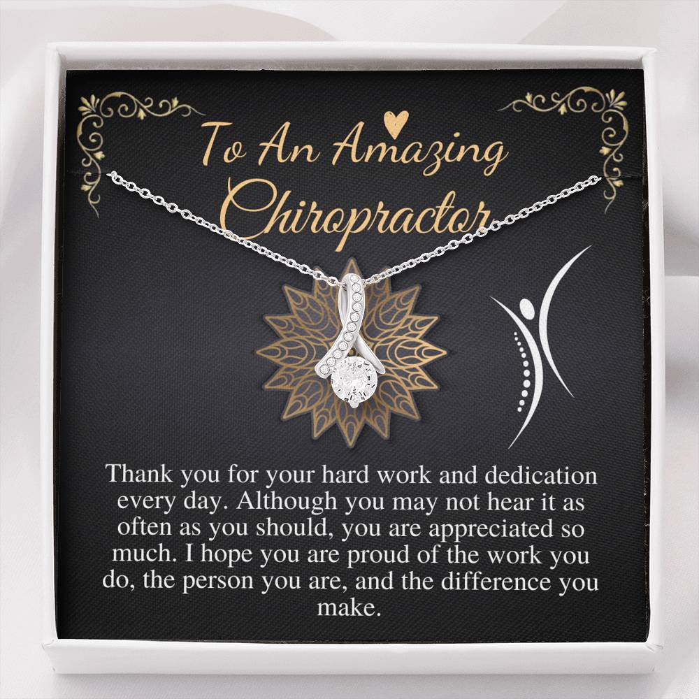 Chiropractor Gift, Gift for Chiropractor Necklace, An Amazing Chiropractor Appreciation Gift,Chiropractor Christmas Gift,Birthday Gift #0689
