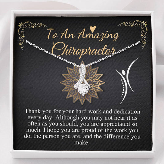Chiropractor Gift, Gift for Chiropractor Necklace, An Amazing Chiropractor Appreciation Gift,Chiropractor Christmas Gift,Birthday Gift #0689