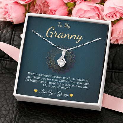 Granny Necklace, Grandma Gift, Gift For Granny from grandchildren, Granny Birthday, Grandma Necklace, New Grandma, Alluring Beauty #0502