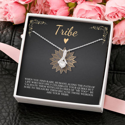 Tribe necklace, Bestfriend necklace, Tribe gift for woman, Badass bestie present, Soul sister necklace, Bridesmaids, Tribe Jewelry #0595