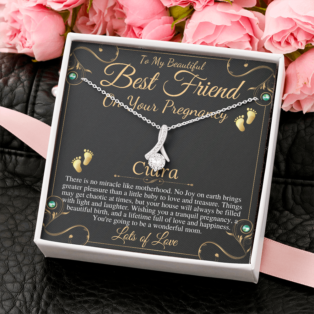 Best Friend Pregnancy Gift For Best Friend Baby Shower Gift For Mom To Be Gift For Expecting Mom Gift Pregnant Friend, Love Knot #0217 ciara