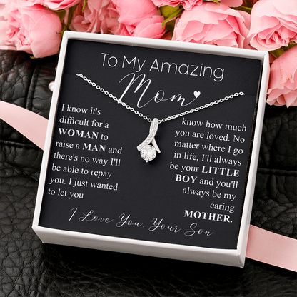 to my amazing mom