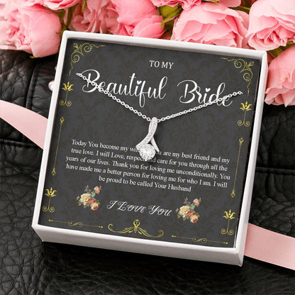 Alluring Beauty, Wedding Day Gift For Bride From Groom, To My Bride Gift From Groom, Groom To Future Wife, Engagement Gift For Her #0046