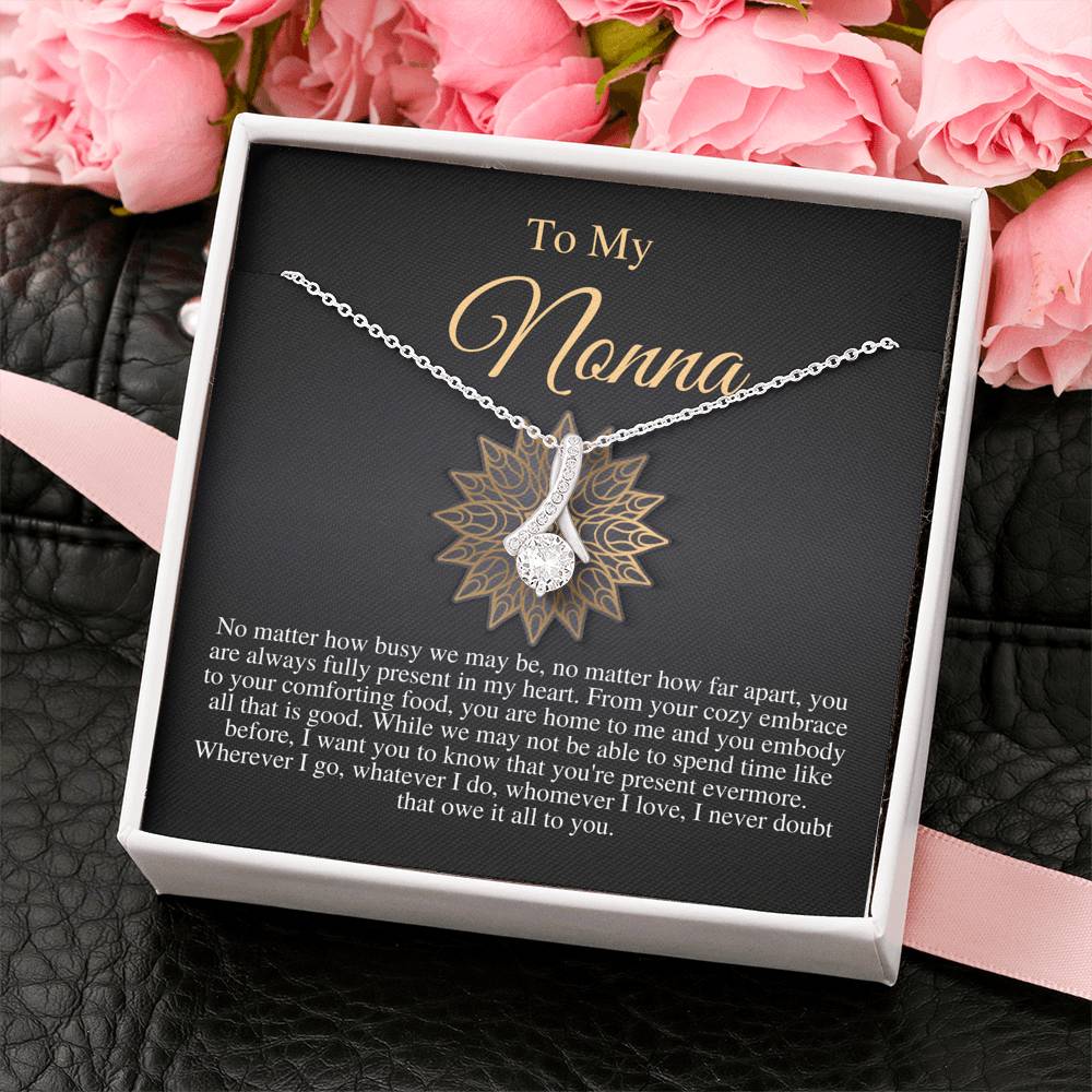 Nonna Gift Necklace: Nonna Present, Best Nonna, Gift, Jewelry for Nonna, Nonna To Be, Italian Grandma, Nonna Birthday, Alluring Beauty #0490