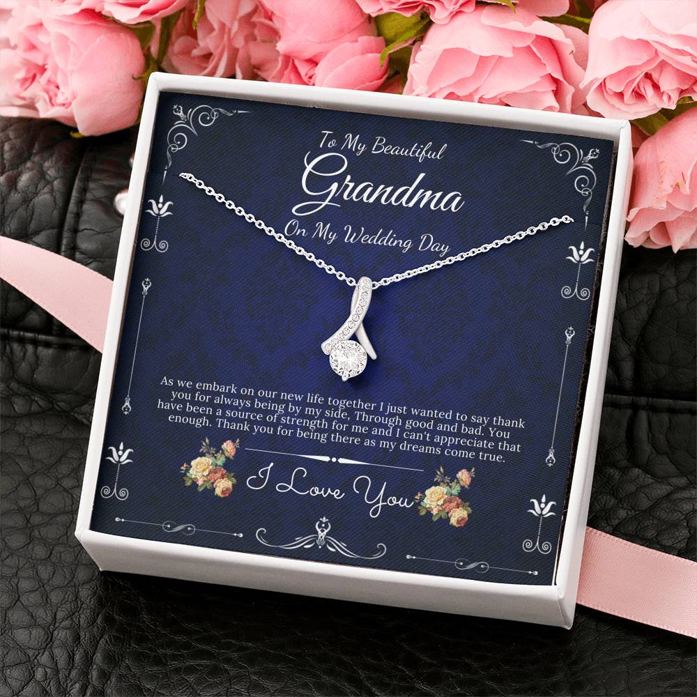 Alluring Beauty Necklace, Grandmother of the Bride Gift to Grandma Wedding Necklace for Grandma of the Bride Grandmother Wedding Gift #0067