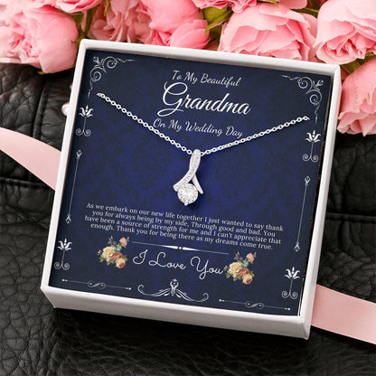 Alluring Beauty Necklace, Grandmother of the Bride Gift to Grandma Wedding Necklace for Grandma of the Bride Grandmother Wedding Gift #0067