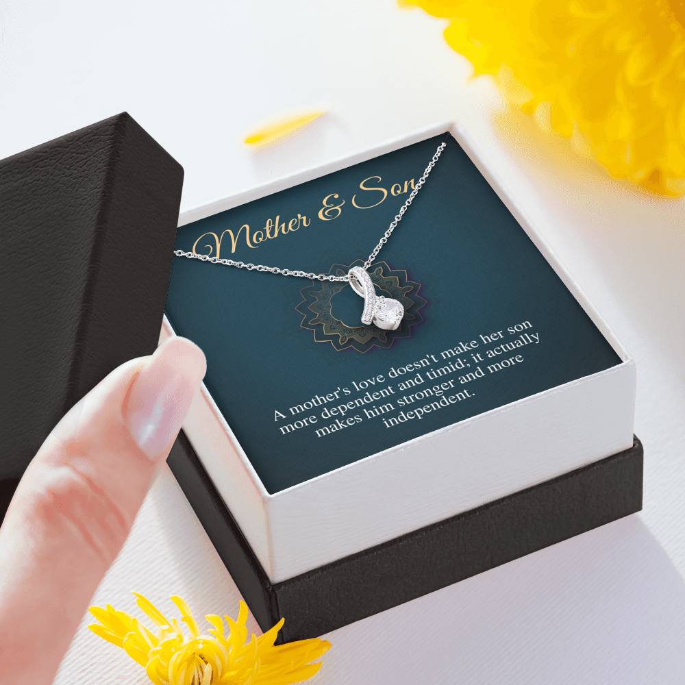 Mother Son Gift | Mom Gift from Son | Mother and Son | Mom Necklace from Son | Mom Birthday Gift | Christmas Gift | Alluring Beauty #0482
