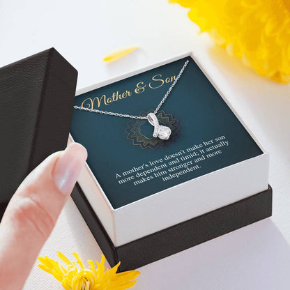Mother Son Gift | Mom Gift from Son | Mother and Son | Mom Necklace from Son | Mom Birthday Gift | Christmas Gift | Alluring Beauty #0482
