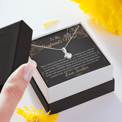 Gifts for Boyfriends Mom, Boyfriends Mom Birthday Gift, Boyfriends Mom Neckalce, Mothers Day Gift for Boyfriends Mom, Alluring Beauty #0421 Jordan