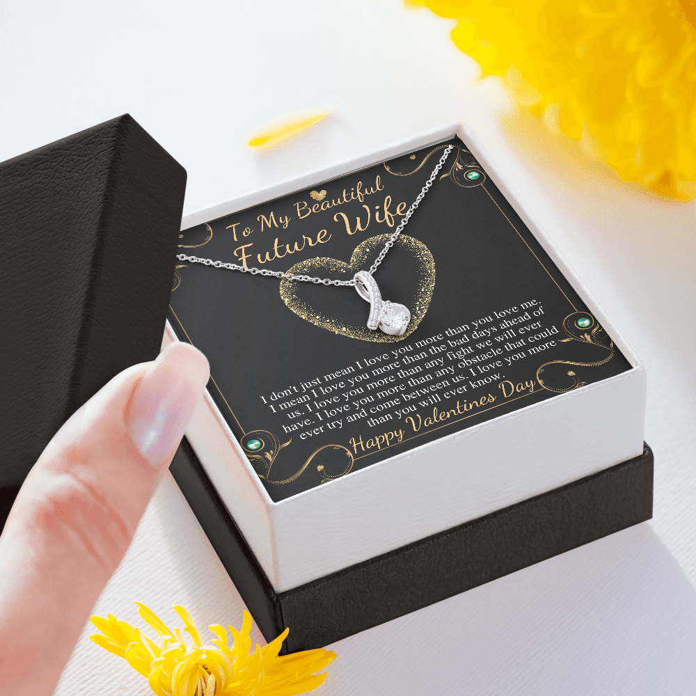 Future Wife Valentines Day Gift, To My Future Wife Necklace, Fiance Gift For Woman, Future Wife Jewelry, Engagement Gifts For Fiance, Bride